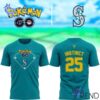 Custom apparel with the bold Seattle Mariners Pokémon Go Custom Team Shirt design