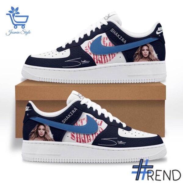 Custom apparel with the bold Shakira Air Nike Force Shoes design