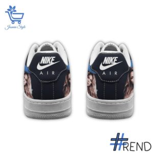 Custom apparel with the bold Shakira Air Nike Force Shoes design