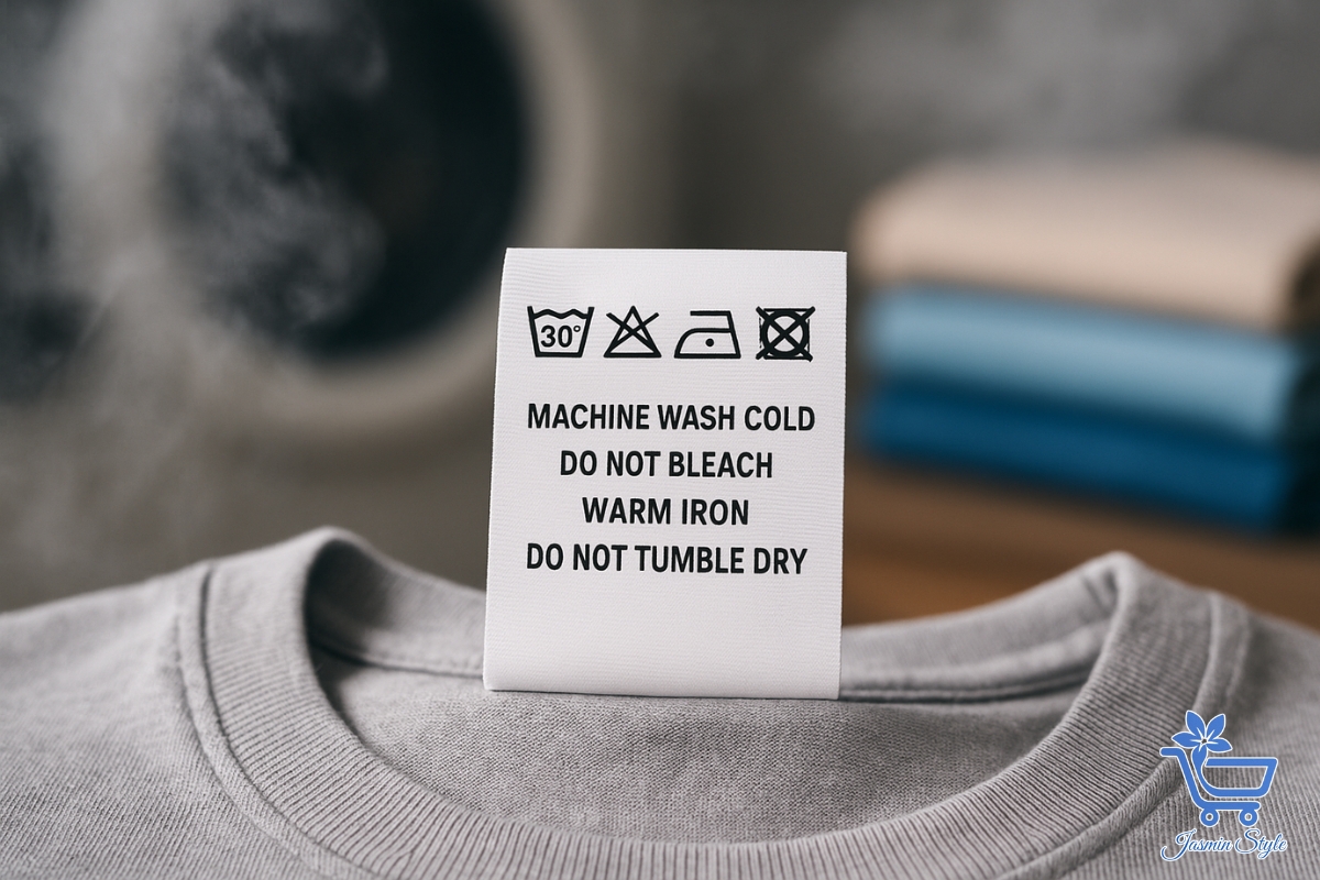 Always check care labels to avoid shrinking your T-shirts in the dryer — proper handling keeps them in great shape.