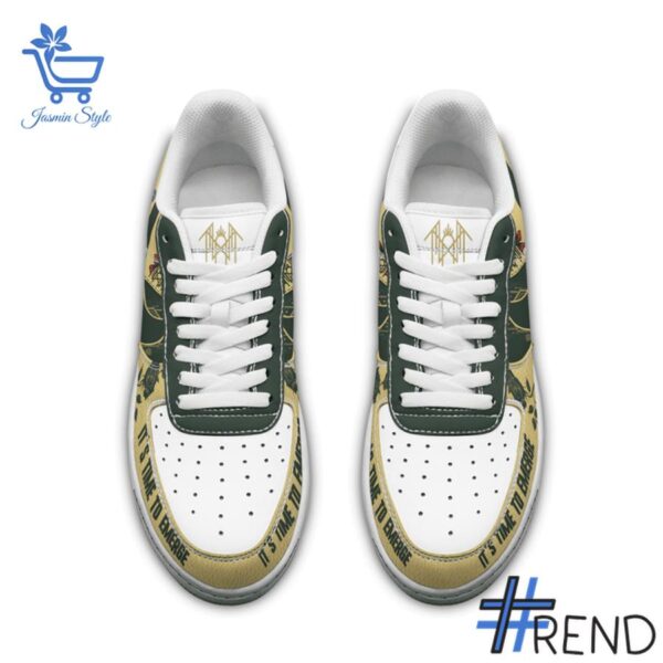 Custom apparel with the bold Sleep Token It's Time To Emerge Air Force Shoes design