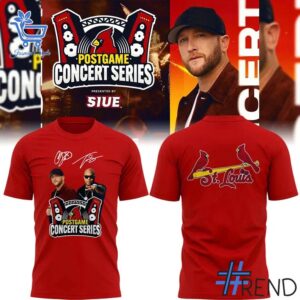 Premium-quality product featuring the St Louis Cardinals Postgame Concert Shirt design
