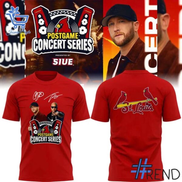 Premium-quality product featuring the St Louis Cardinals Postgame Concert Shirt design