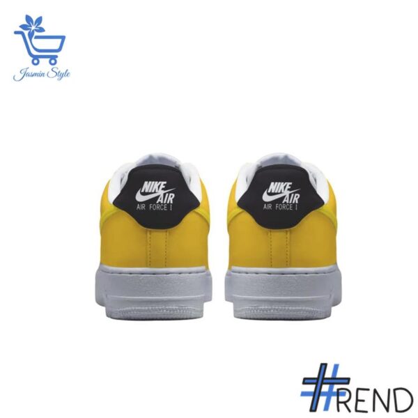 Detailed shot of Stryper To Hell with the Devil Air Force Shoes on classic Nike Air Force silhouette