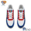 Custom look featuring the signature Superman Movie Air Force Shoes design