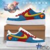 Performance meets personality in every Superman logo Air Force Shoes detail.