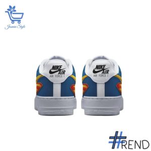 Performance meets personality in every Superman logo Air Force Shoes detail.