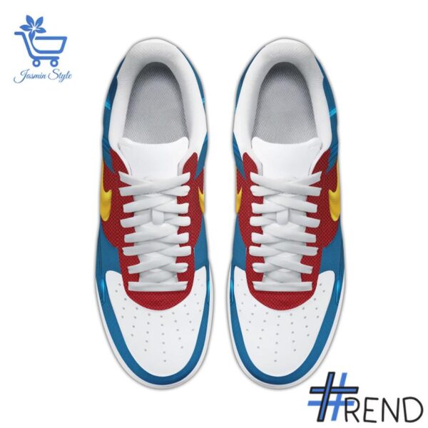 Performance meets personality in every Superman logo Air Force Shoes detail.