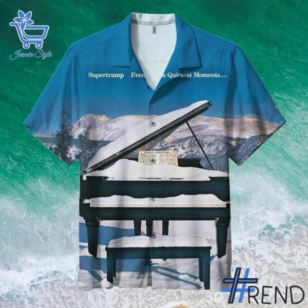 Soft and durable fabric with bold Supertramp Even in the Quietest Moments Album Hawaiian Shirt print