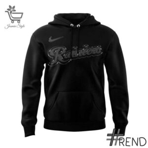 Close-up of the 2 Tacoma Rainiers Back In Black Hoodie showing detailed design and vibrant colors.
