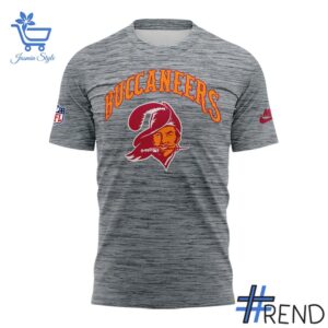 Styled look featuring Tampa Bay Buccaneers th Season Essential T shirt for everyday wear