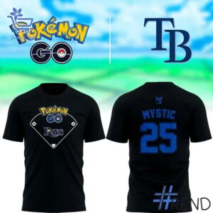 Premium-quality product featuring the Tampa Bay Rays Pokemon Go custom Team Shirt design