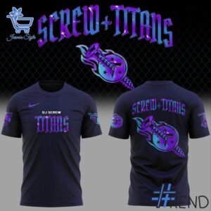 Premium-quality product featuring the Tennessee Titans DJ Screw Shirt design