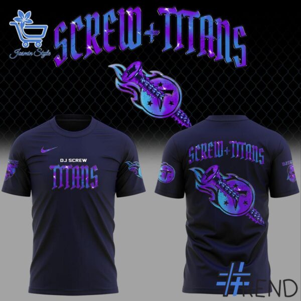 Premium-quality product featuring the Tennessee Titans DJ Screw Shirt design
