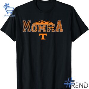 Trendy Tennessee Volunteers Mountain Momma Patterns Hoodie featuring bold graphics and modern style