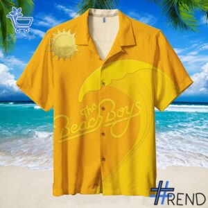 The Beach Boys Made In California Hawaiian Shirt design on casual wear for everyday style