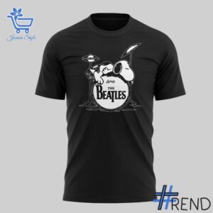 Detailed The Beatles x Peanuts The Beagles Shirt graphic on quality fabric