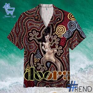 Soft and durable fabric with bold The Doors paisley Hawaiian Shirt print