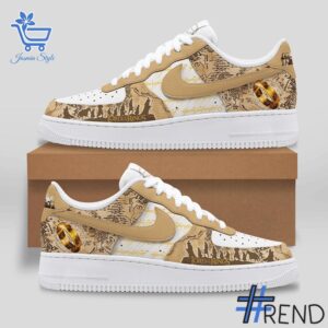Custom apparel with the bold The Lord Of The Rings Air Force Shoes design