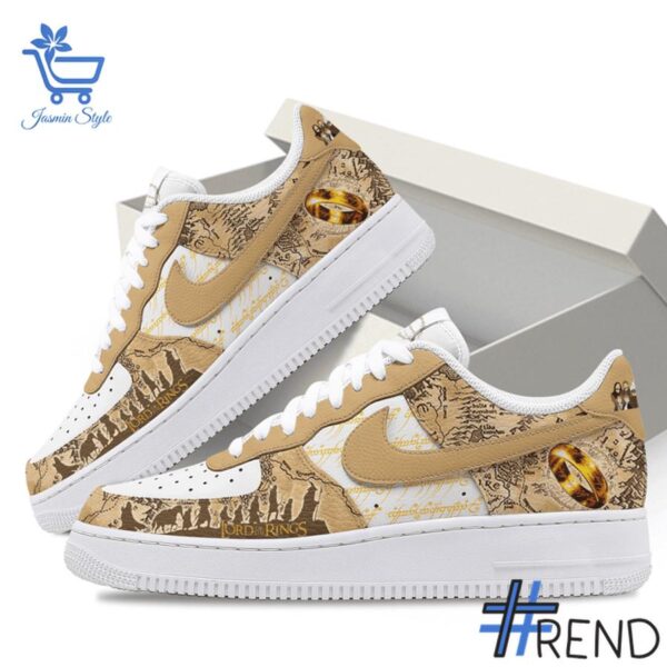 Custom apparel with the bold The Lord Of The Rings Air Force Shoes design