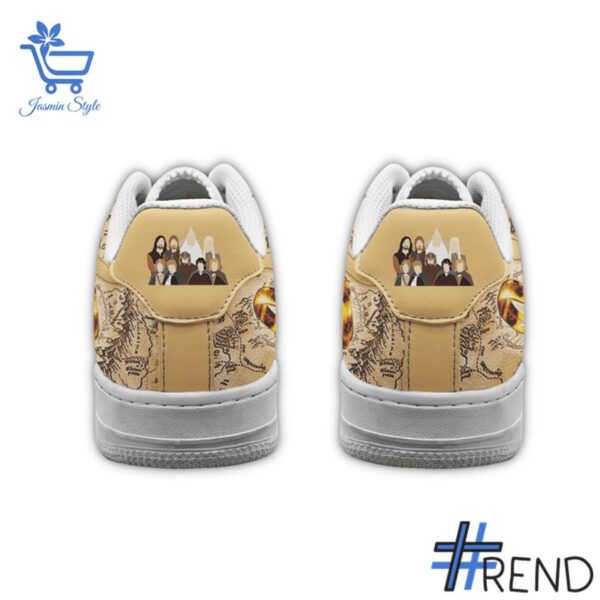 Custom apparel with the bold The Lord Of The Rings Air Force Shoes design