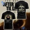 Detailed view of the 1 The Weeknd Tour 2025 After Hours til Dawn Tour Shirt print on fabric