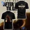 Close-up of the 1 The Weeknd Tour 2025 Shirt showing detailed design and vibrant colors.