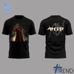 Close-up of the 2 The Weeknd Tour 2025 Shirt showing detailed design and vibrant colors.