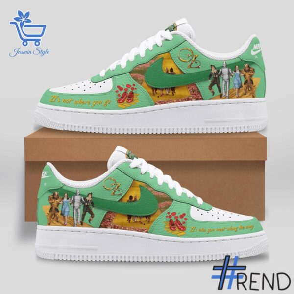 Custom apparel with the bold The Wizard of Oz Air Force Shoes design