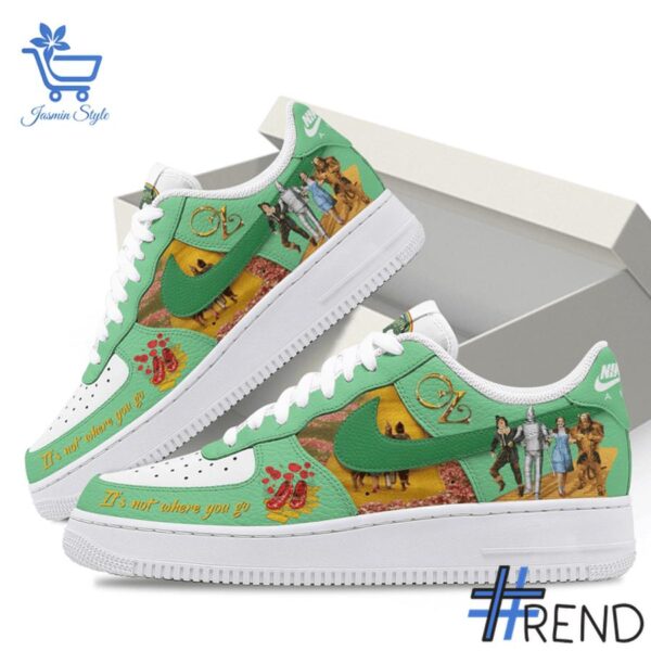 Custom apparel with the bold The Wizard of Oz Air Force Shoes design