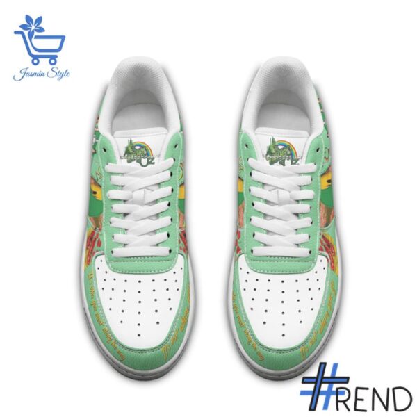 Custom apparel with the bold The Wizard of Oz Air Force Shoes design