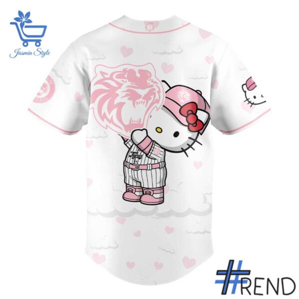 Custom look featuring the signature Tigres de Quintana Roo Hello Kitty Night Jersey design