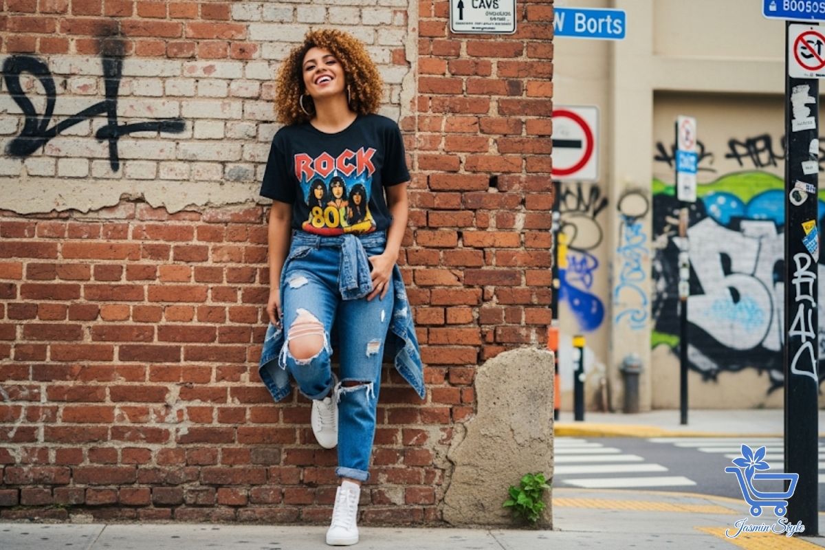 Top T-Shirt Styles for Women in 2025 Let your tee do the talking—graphic t-shirts with bold prints are making a major statement in women’s fashion this year.