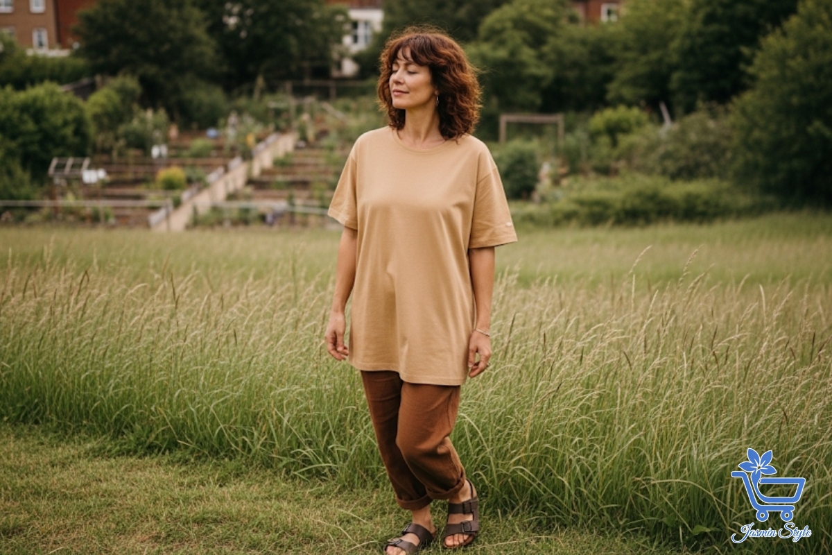 Top T-Shirt Styles for Women in 2025 Conscious fashion meets everyday comfort with sustainable t-shirts made from organic or recycled materials.