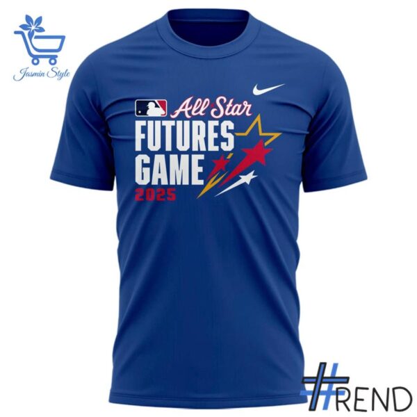 Close-up of the 2 Toronto Blue Jays All Star Futures Game Shirt showing detailed design and vibrant colors.