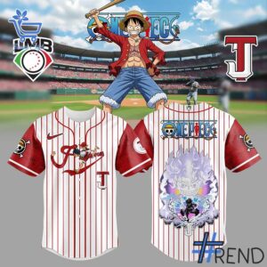 Custom look featuring the signature Toros de Tijuana One Piece Luffy Gear Jersey design