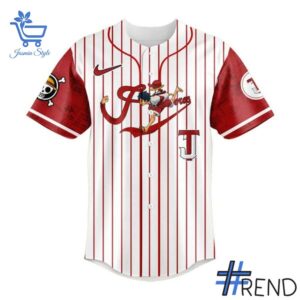 Custom look featuring the signature Toros de Tijuana One Piece Luffy Gear Jersey design