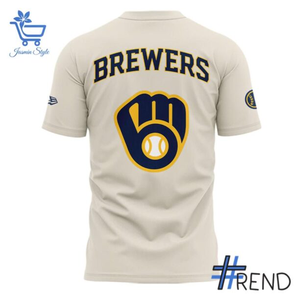 Custom look featuring the signature Tremendously Locked In Milwaukee Brewers Shirt design