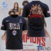 Detailed USA Women's Basketball AmeriCup Champions Shirt graphic on quality fabric