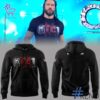 Detailed view of the 1 WWE Roman Reigns TC1 Hoodie print on fabric