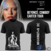 Side view of Washington Commanders Beyonce Cowboy Carter Tour Shirt showcasing iconic low-top silhouette.