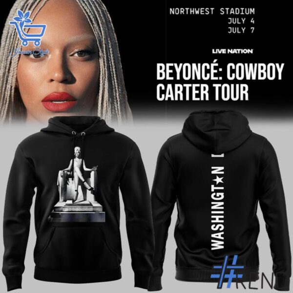 Side view of Washington Commanders Beyonce Cowboy Carter Tour Shirt showcasing iconic low-top silhouette.