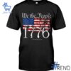 Trendy We The People US Flag Shirt featuring bold graphics and modern style