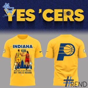 Yes Cers This is Indiana Basketball Shirt design displayed on high-quality clothing fabric