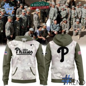 1 2025 Armed Forces Day Philadelphia Phillies Hoodie featuring a bold design for everyday confidence.