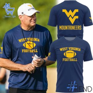 Premium 1 2025 Coach Rich Rodriguez West Virginia Football T Shirt built for comfort and a modern lifestyle