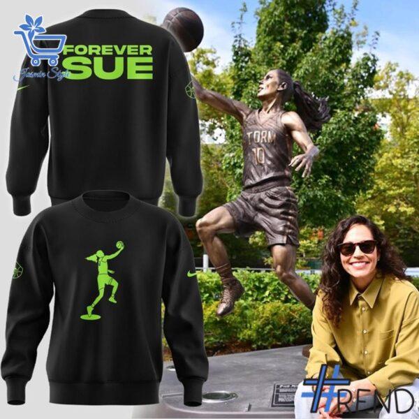 The 2 2025 Forever Sue Seattle Storm Hoodie brings a timeless classic into today’s style