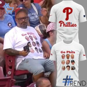 1 2025 Go Phils Philadelphia Phillies T Shirt designed with a clean aesthetic for everyday wear