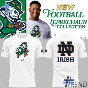 The 1 2025 Leprechaun Notre Dame Football Shirt brings a timeless classic into today’s style