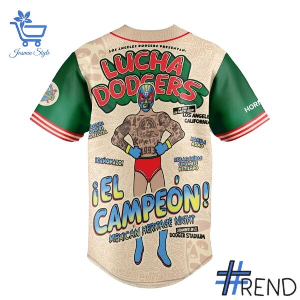 The 3 2025 Los Angeles Dodgers Mexican Heritage Night Jersey delivers iconic streetwear energy.